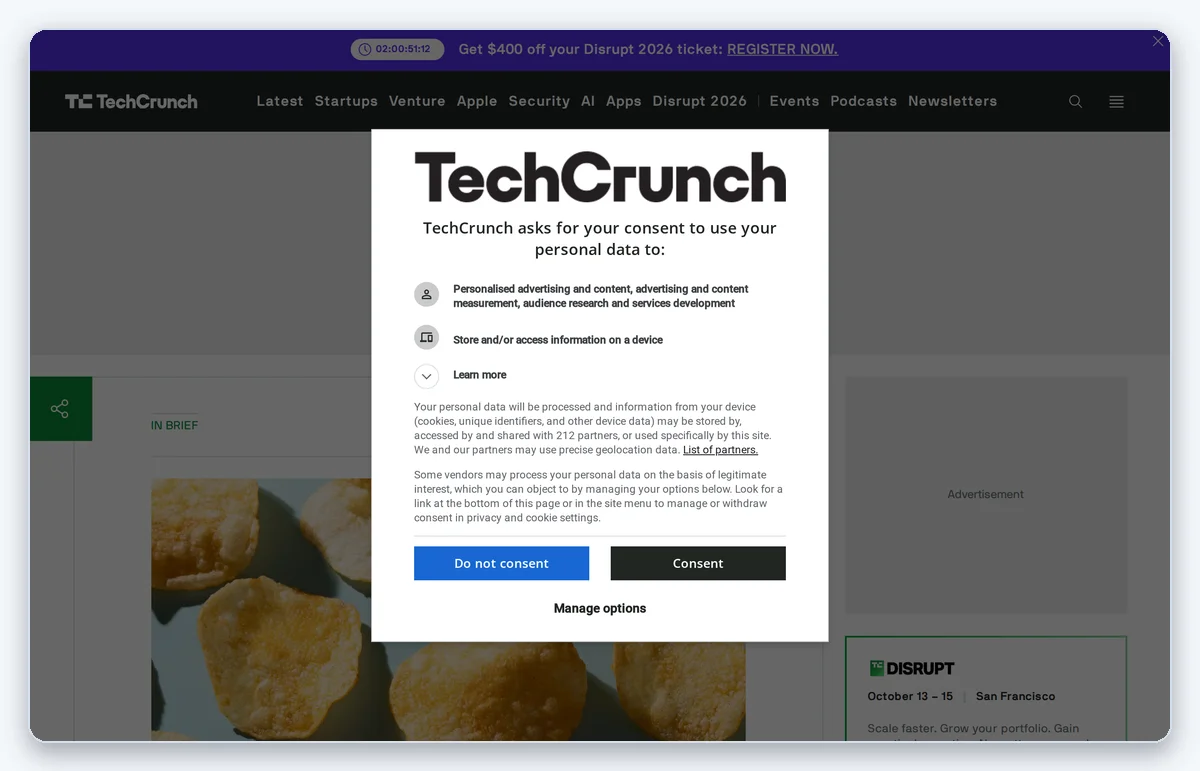 Скриншот: Материал TechCrunch о найме команды чип-дизайна в Anthropic (снято 06.08.2026)
