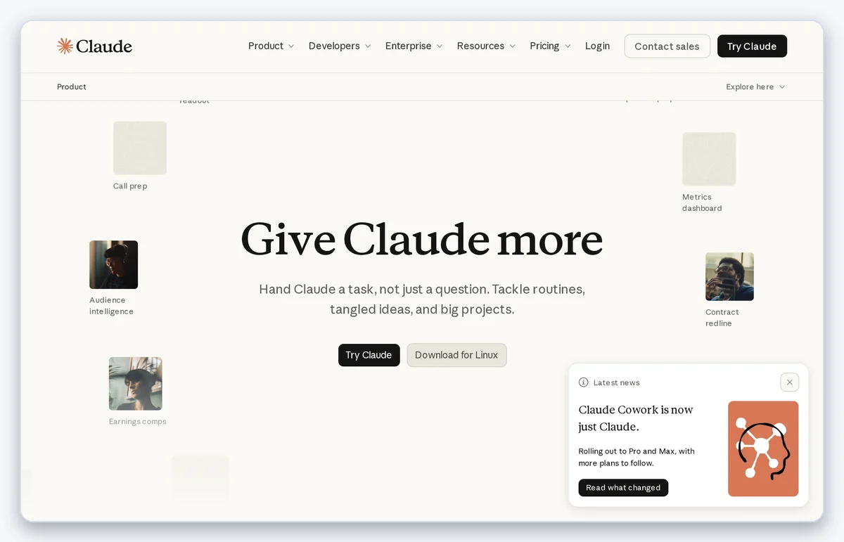 Скриншот: Интерфейс Claude для создания текстов питч-деки (снято 16.09.2026)