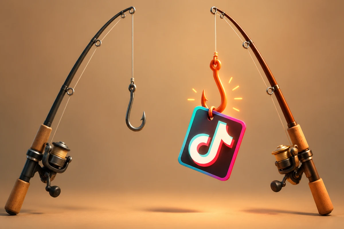 Сравнение хука без структуры и с хуком по формуле для TikTok-видео