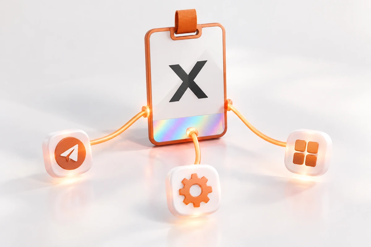 Открытая вкладка настроек аккаунта X с выделенной строкой user ID в профиле
