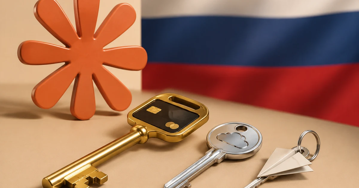 Как пользоваться ChatGPT из России в 2026 — экран входа в чат на фоне карты