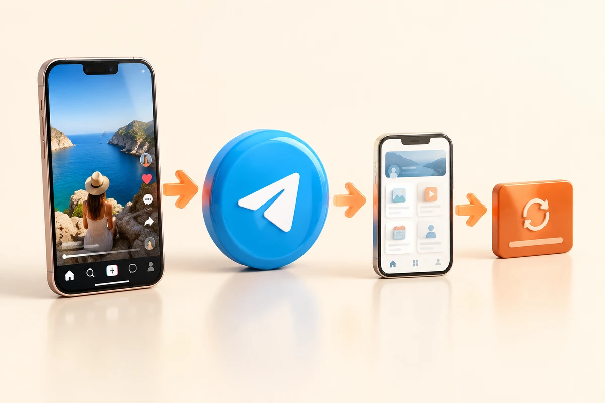 воронка Reels → Telegram-канал → мини-приложение → продукт по подписке
