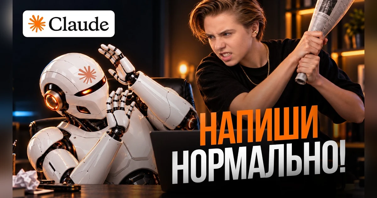 Кадр из видео: Как заставить Claude писать вашим голосом: скиллы Humanizer и Ton of Voice