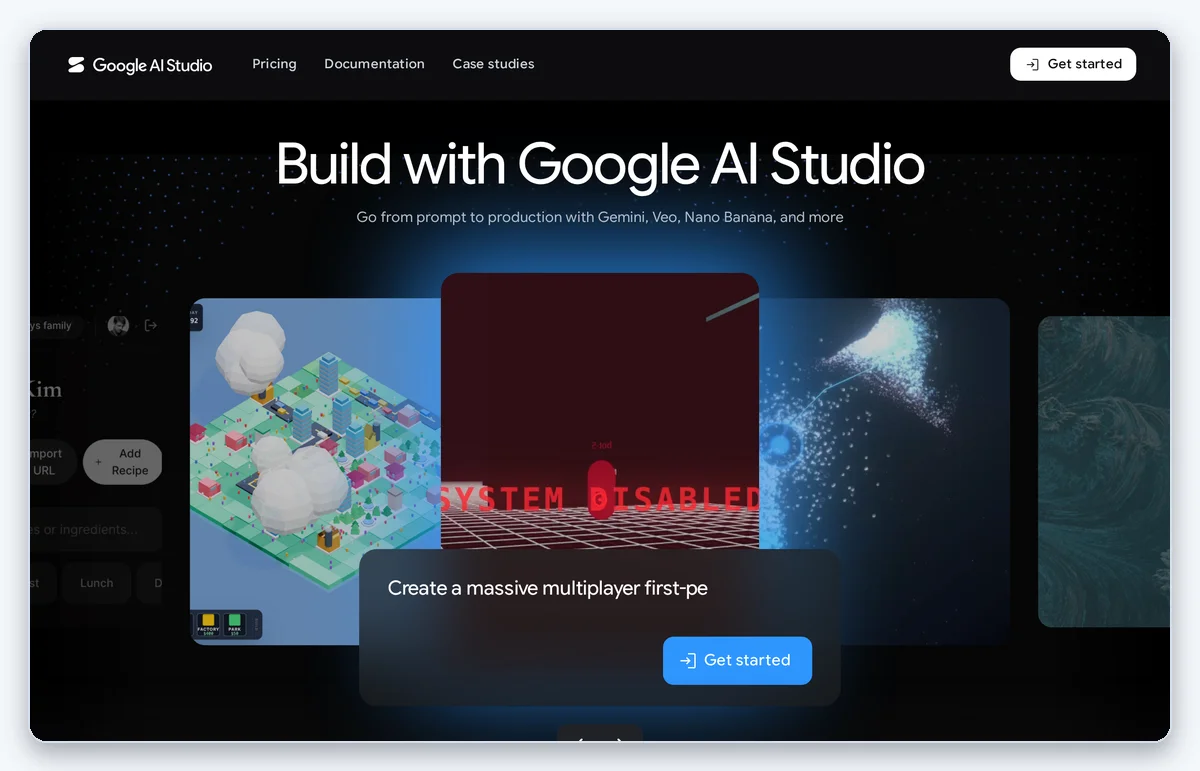 Скриншот: Интерфейс Google AI Studio — здесь живёт Nano Banana (снято 09.09.2026)