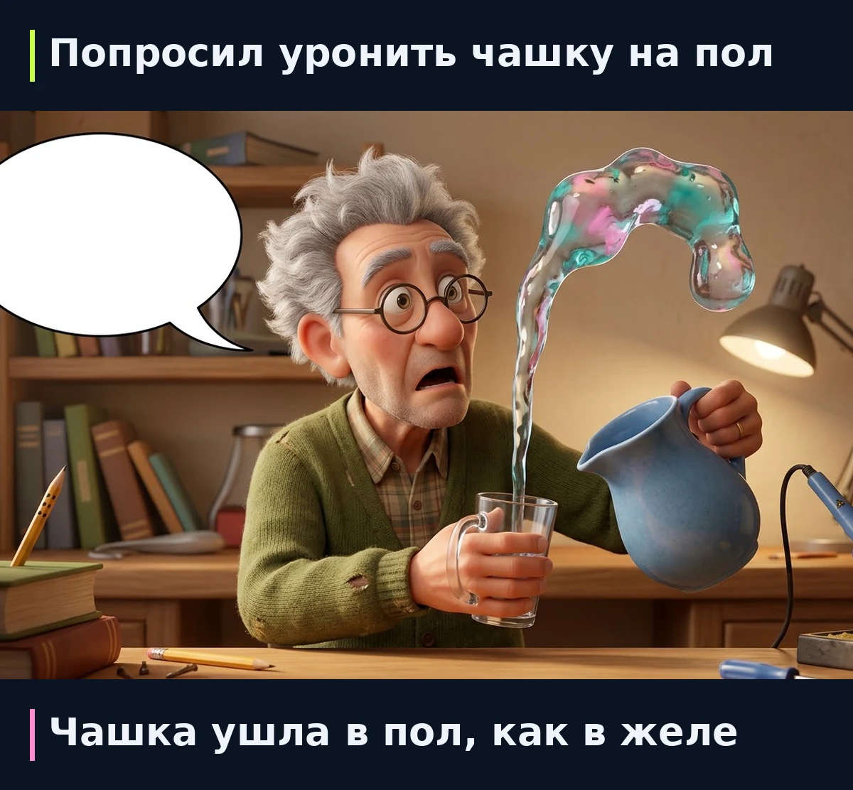 Мем про то, как нейросеть считает физику в кадре